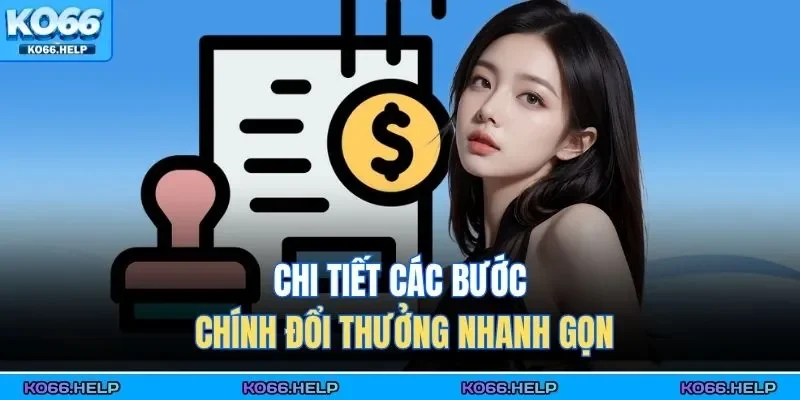 Chi tiết các bước chính đổi thưởng nhanh gọn 