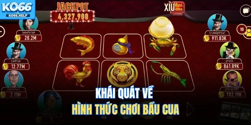 Khái quát về hình thức chơi bầu cua